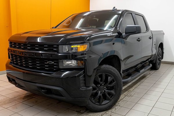 Silverado 1500 CUSTOM CREW 4X4 V8 *CARPLAY* GR REMORQ BEDLINER