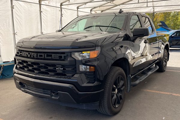 Silverado 1500 CUSTOM CREW 4X4 *GR REMORQ* CARPLAY BEDLINER WIFI