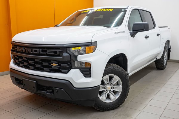 Silverado 1500 WT CREW 4X4 *GR REMORQ* CARPLAY REGUL VITESSE USB