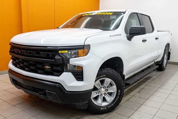 Silverado 1500 WT CREW 4X4 V8 *CARPLAY* BEDLINER GR. COMMODITÉ