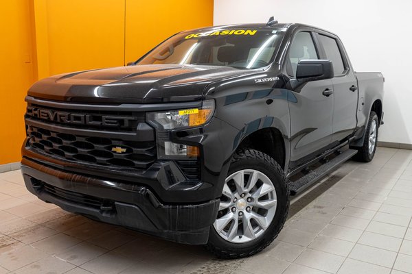 Silverado 1500 CUSTOM CREW 4X4 *CARPLAY* GR REMORQ DIFF AUTO WIFI