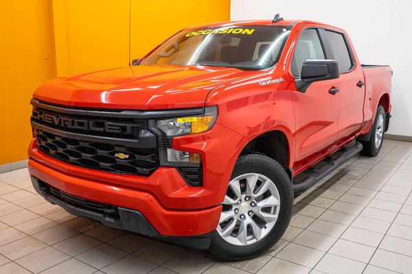 Silverado 1500 CUSTOM CREW 4X4 *CARPLAY* GR REMORQ MARCHE PIEDS