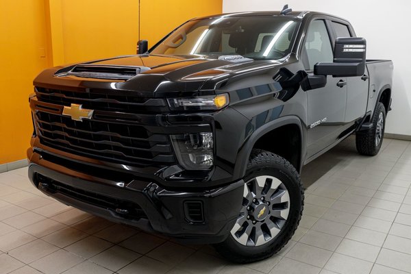 Silverado 2500HD CUSTOM CREW 4X4 6.6L *GR REMORQ* CARPLAY BEDLINER