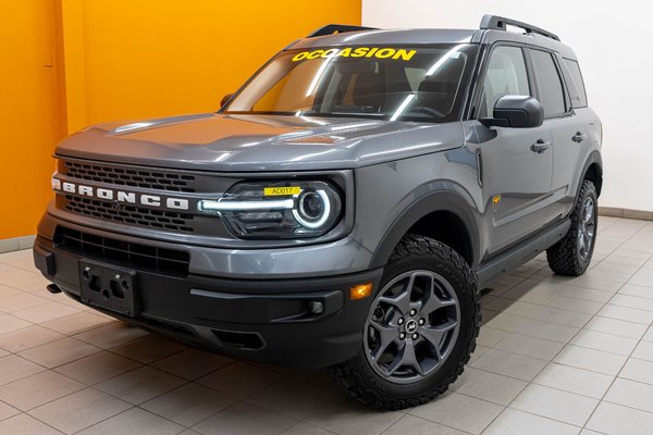 Bronco Sport BADLANDS 4X4 *GR PREMIUM* CUIR SIÈGES CHAUF B&O