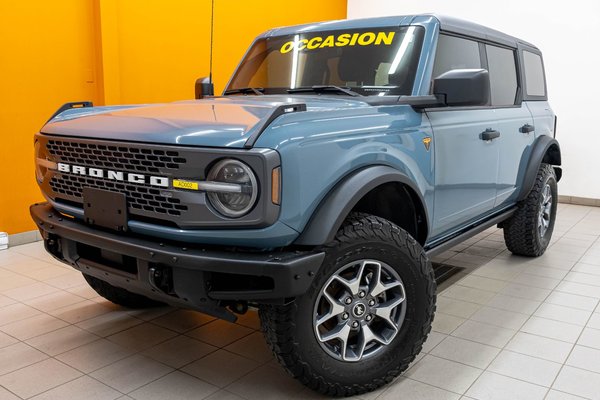 Bronco BADLANDS 4X4 ECOBOOST *CUIR* CARPLAY A/C BLUETOOTH