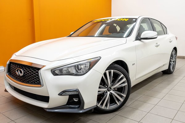 Q50 S 3.0T SIGNATURE AWD *TOIT* NAV CUIR SIEGES CHAUF