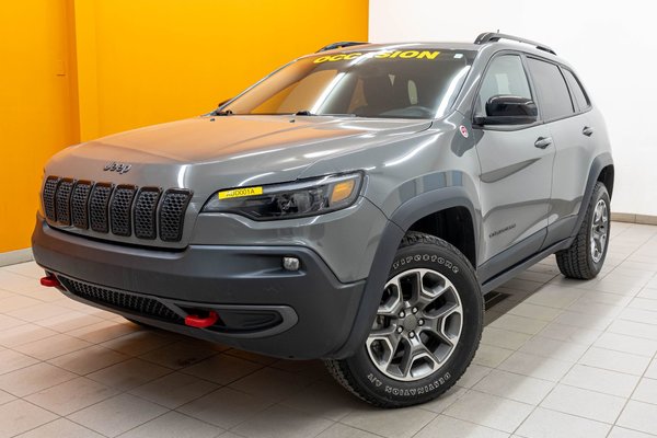 Cherokee TRAILHAWK 4X4 V6 *SIEGES CHAUFF* CARPLAY *PROMO