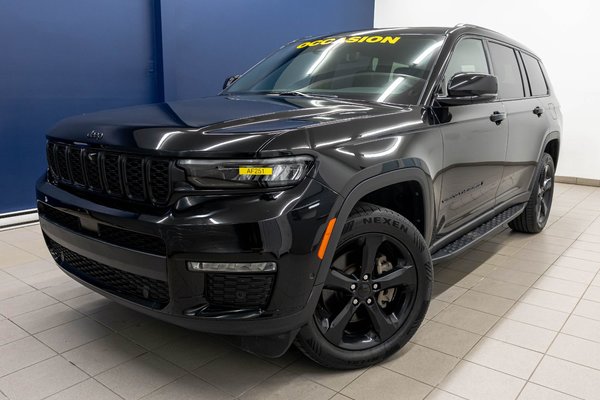 Grand Cherokee L LIMITED 4X4 *TOIT* NAV SIÈGES VENT CAM360 REG ADAP