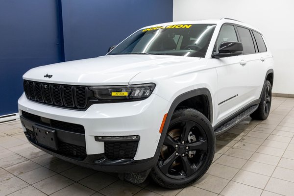 Grand Cherokee L LIMITED 4X4 *TOIT* NAV SIÈGES VENTIL HAYON ELECT