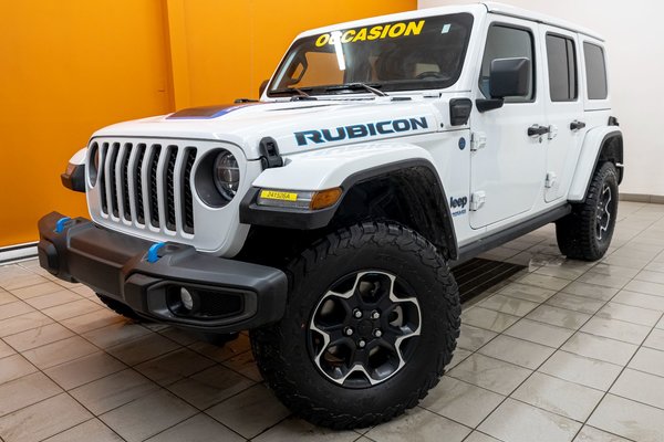 Wrangler 4xe RUBICON 4X4 *GR. REMORQ* NAV CUIR SIÈGES CHAUFF