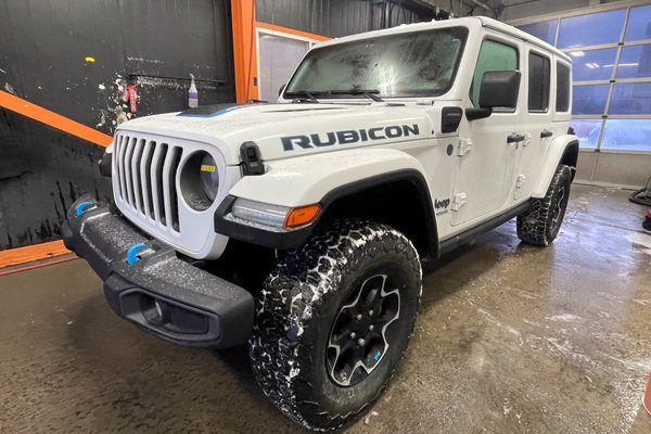 Wrangler 4xe RUBICON 4X4 *GR. REMORQ* NAV CUIR SIÈGES CHAUFF