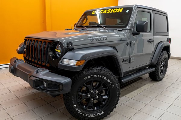 Wrangler WILLYS 4X4 *GR TECH* SIÈGES / VOLANT CHAUF CARPLAY