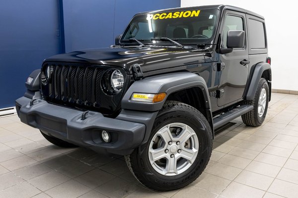 Wrangler SPORT S 4X4 V6 *TOIT DUR* CARPLAY ALPINE *BAS KM*
