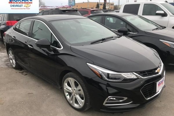 New 2018 Chevrolet Cruze Premier Leather Seats 203 04 B W Black