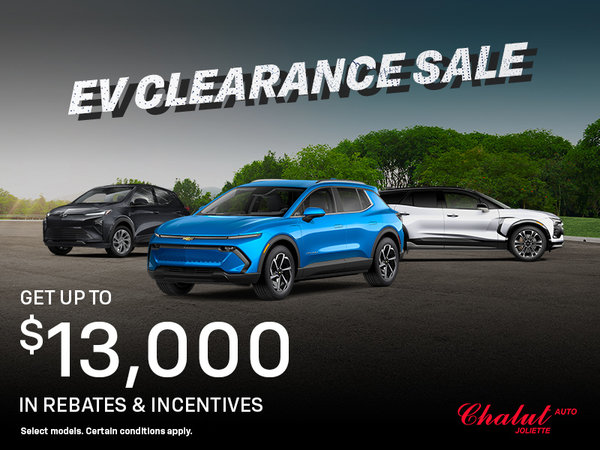 EV clearance sale!