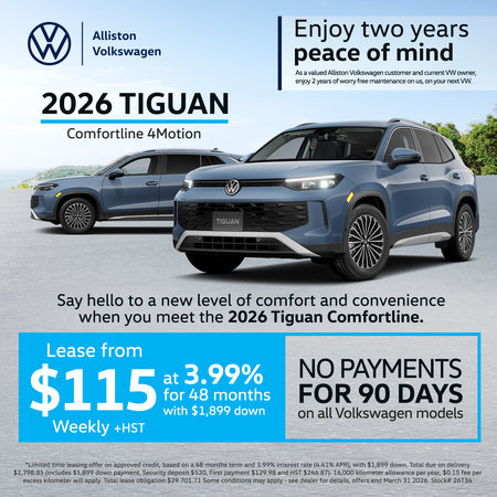 Alliston VW Tiguan Special