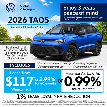 Alliston VW Taos Special