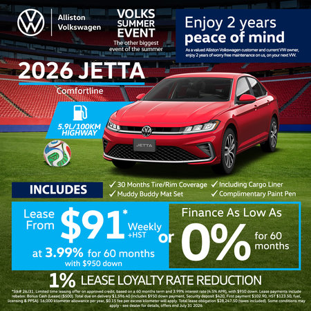 Special Offers | Alliston Volkswagen