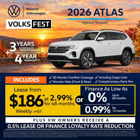 Alliston VW Atlas Special