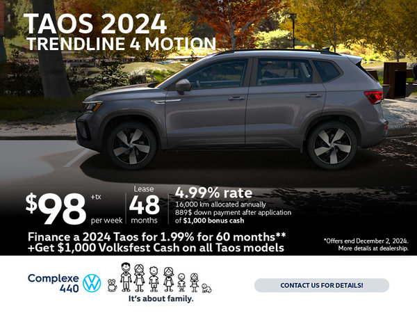 2024 Taos Trendline