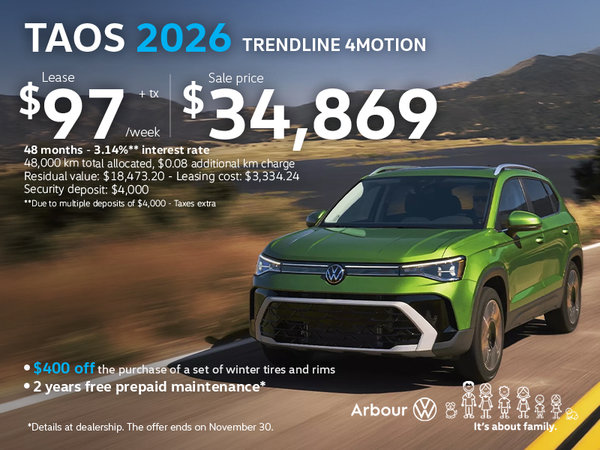 Taos Trendine 4Motion 2026