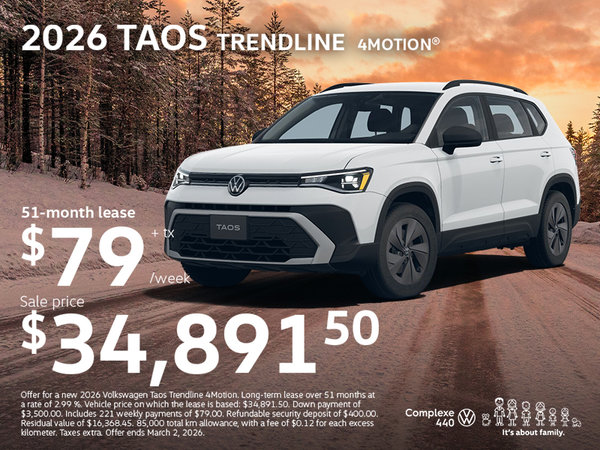 2026 Taos Trendline