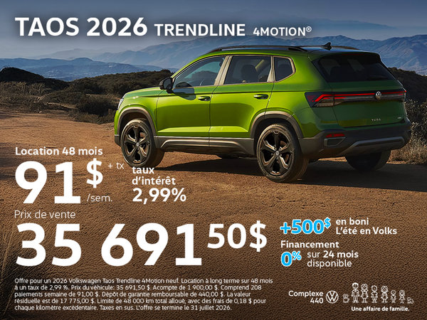 Taos 2026 Trendline