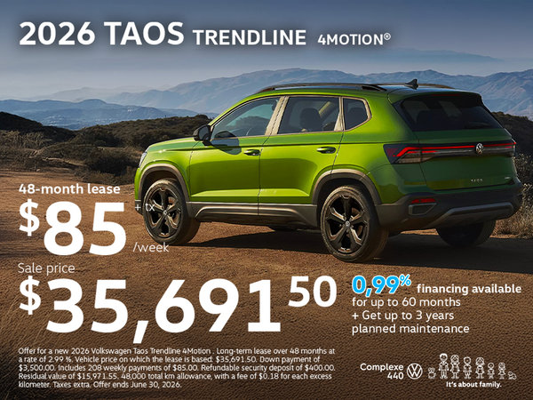 2026 Taos Trendline