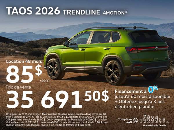 Taos 2026 Trendline