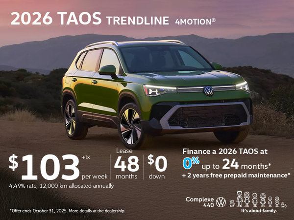 2026 Taos Trendline