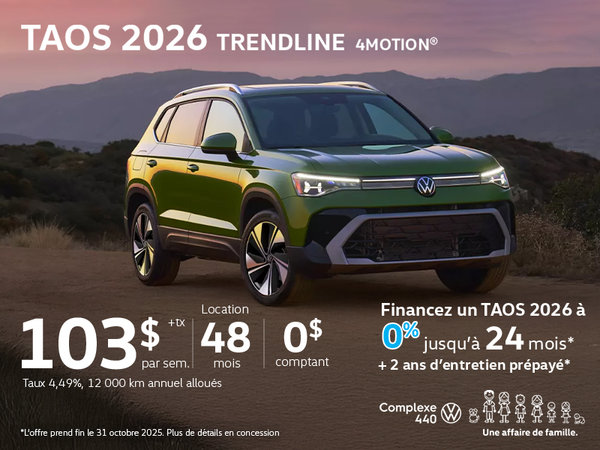 Taos 2026 Trendline