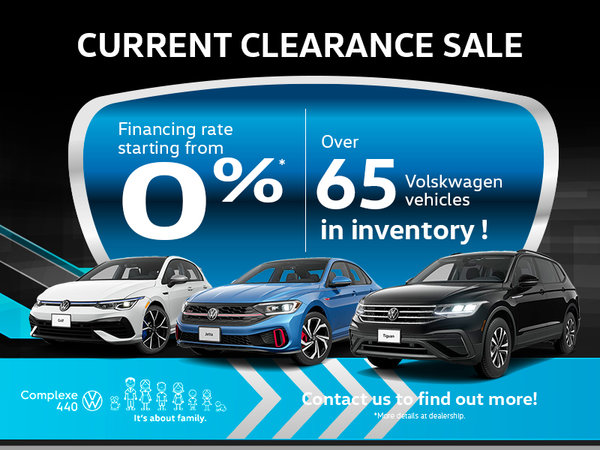 Current clearance sale