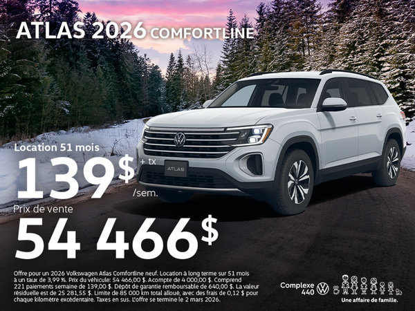Atlas 2026 Comfortline