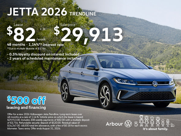 Jetta 2026 Trendline