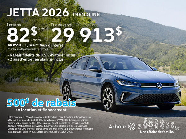 Jetta 2026 Trendline
