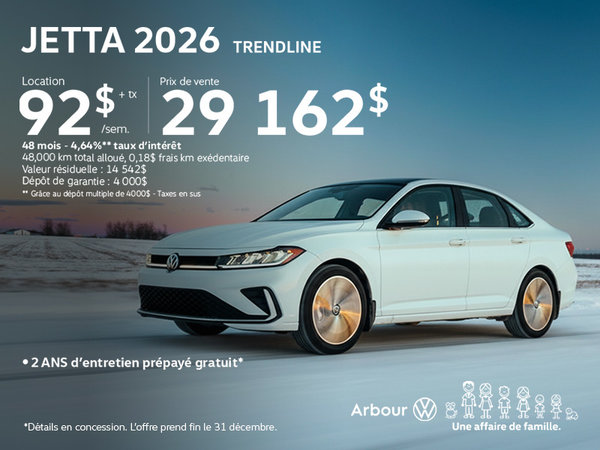 Jetta 2026 Trendline