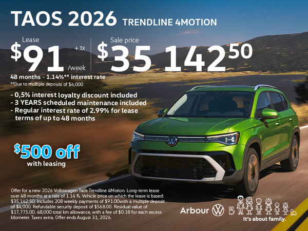Taos 2026 Trendline 4motion