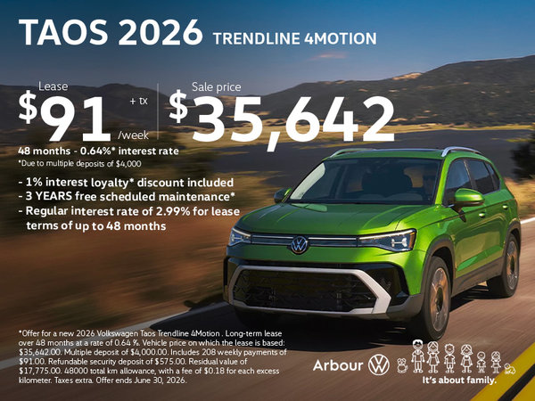 Taos 2026 Trendline 4motion