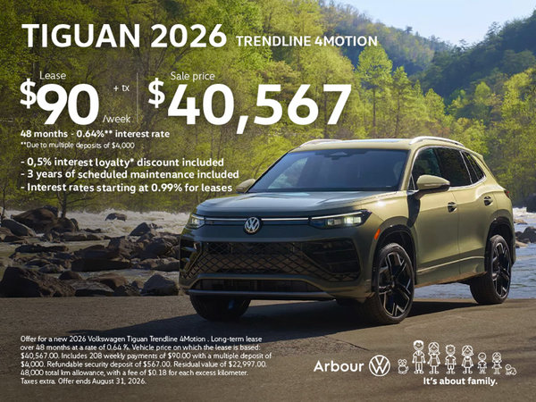 Tiguan 2026 Trendline 4motion