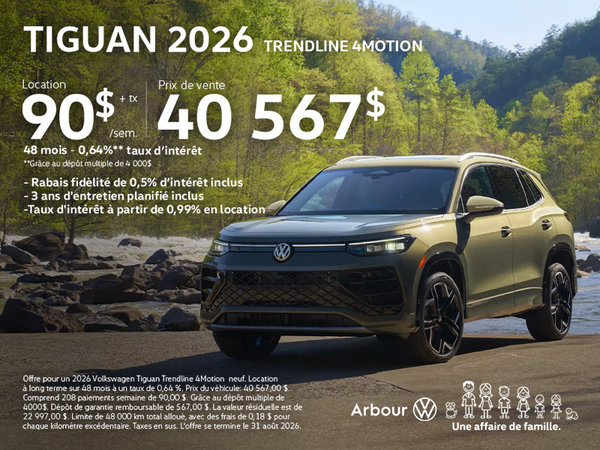 Tiguan 2026 Trendline 4motion