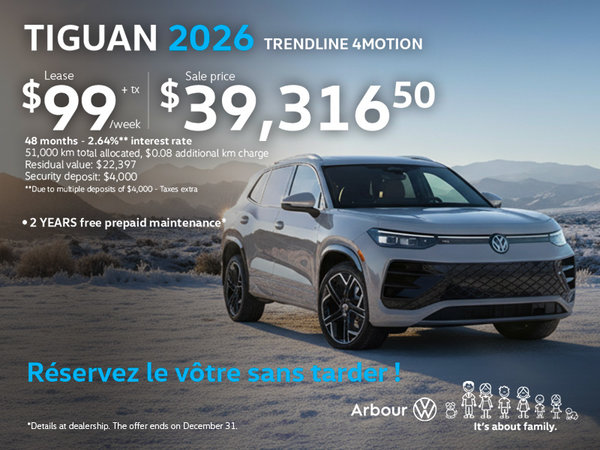 Tiguan 2026 Trendline 4motion