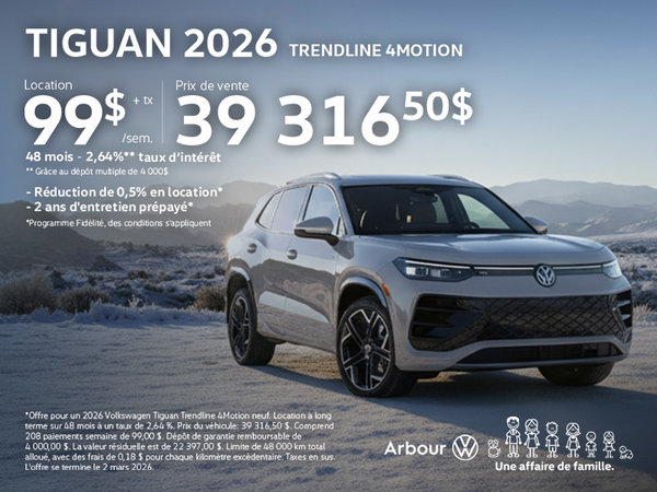 Tiguan 2026 Trendline 4motion
