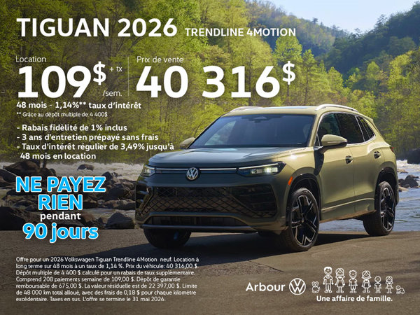 Tiguan 2026 Trendline 4motion
