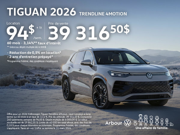 Tiguan 2026 Trendline 4motion