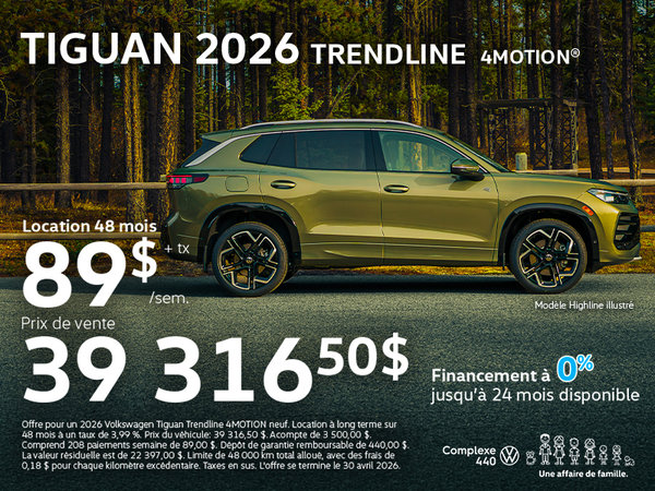 Tiguan 2026 Trendline 4motion