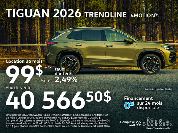 Tiguan 2026 Trendline 4motion