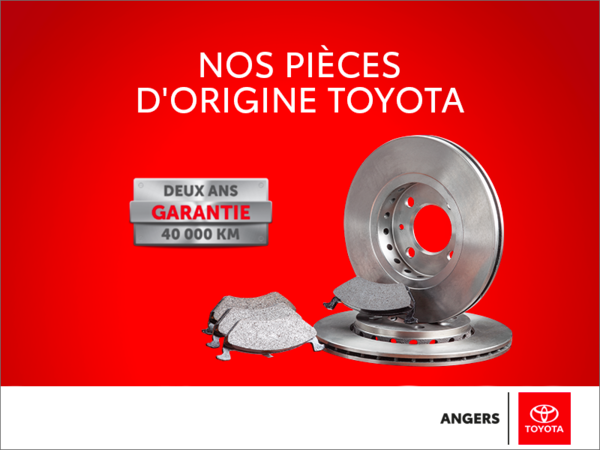 Nos pièces d'origine Toyota