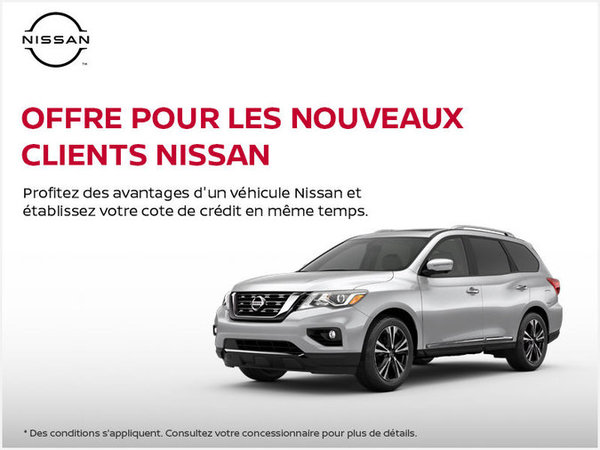 Offre pour les nouveaux clients Nissan