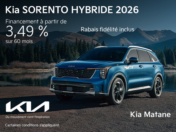 Kia Sorento Hybride 2026