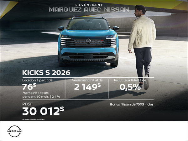 Kicks S 2026